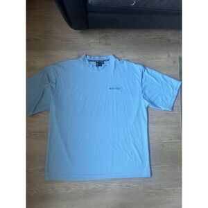 Vintage Icewear by Roxy Men's Short Sleeve Embroidered Blue Shirt Size XXL